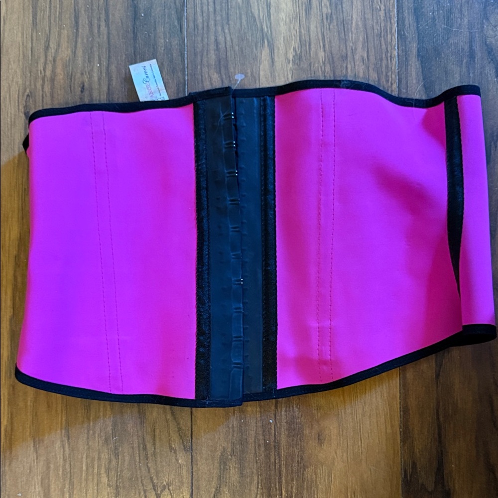 Pink women’s corset